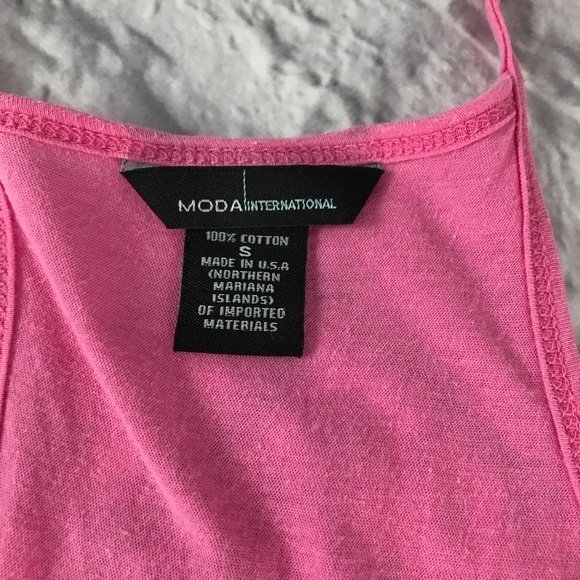 Vintage Y2K Moda Victoria's Secret Racerback Lightweight Cotton‎ Tank - Picture 2 of 8